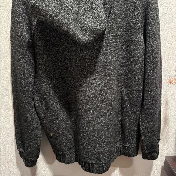 Lululemon Oversized Gray Zip-Up Hoodie, Size S,‎ Gold Zipper, Cozy Casual Active - Picture 2 of 5